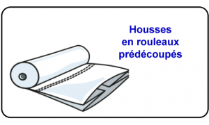 Housses en rouleaux prédécoupés