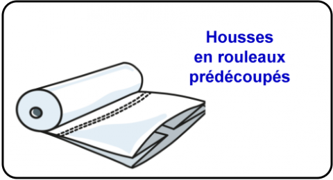 Housses en rouleaux prédécoupés