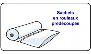 Sacs en rouleaux prédécoupés