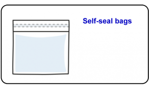 Self-seal bags