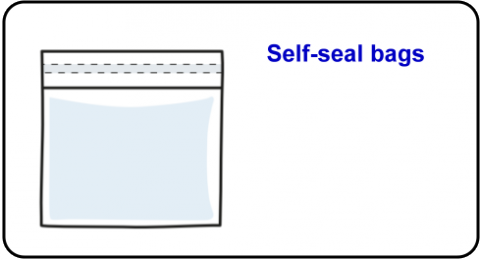 Self-seal bags