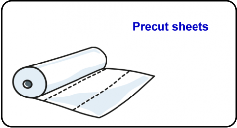 Precut sheets