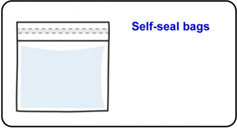 Self-seal bags