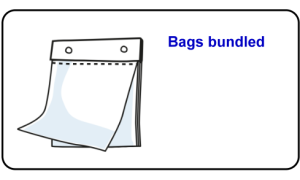 Bags bundled Bags bundled