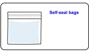 Self-seal bags Self-seal bags