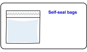 Self-seal bags Self-seal bags